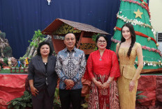 Puteri Daerah Kalbar 2025 Syakirah Hadiri Open House Natal Wakil Gubernur Kalimantan Barat