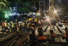 KAI Daop 2 Bandung Lakukan Penggantian Rel dan Wesel KA di Sejumlah Titik