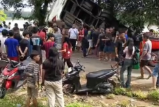 Bus DAMRI Rute Sintang–Pontianak Kecelakaan di Sanggau, 1 Tewas dan 20 Luka-luka