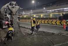 PT Jasamarga Tollroad Maintenance Laksanakan Pekerjaan Rekonstruksi Perkerasan di Ruas Tol Jagorawi