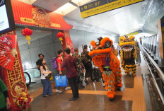 KAI Daop 2 Bandung Rayakan Imlek 2026 dengan Barongsai