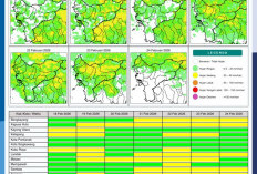 BMKG Kalbar Rilis Potensi Hujan Harian 18–24 Februari 2026