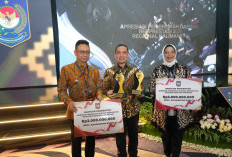 PROGRAM INFLASI BERDAMPAK KE MASYARAKAT, RIA NORSAN RAIH DUA PENGHARGAAN.