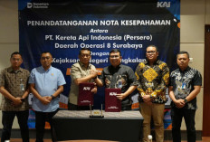 Tingkatkan Sinergitas, KAI Daop 8 Surabaya Teken MoU dengan Kejaksaan Negeri Bangkalan