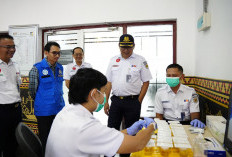 Pastikan Angkutan Lebaran 2026 Aman, KAI Divre IV Tanjungkarang Gandeng BNN Lampung Gelar Tes Narkoba Petugas 