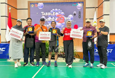 Pemkot Pontianak Juara Eksibisi Tenis Meja HUT ke-79 BPK se-Kalimantan Barat