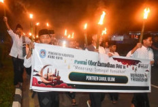 Pawai Obor di Kubu Raya Semarak, Sujiwo Jadikan Agenda Tahunan