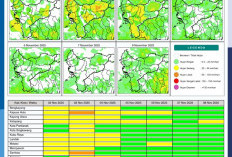BMKG Rilis Potensi Hujan Harian di Kalimantan Barat 2–8 November 2025