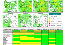 BMKG Kalbar Rilis Potensi Hujan Harian 20–26 April 2026