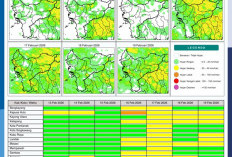 BMKG Kalbar Rilis Potensi Hujan Harian 13–19 Februari 2026
