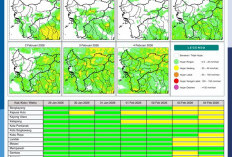BMKG Kalbar Rilis Potensi Hujan Harian 29 Januari–4 Februari 2026