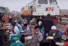 KAI Daop 8 Surabaya Sesalkan Kegiatan Hajatan Lamaran di Sekitar Jalur Rel Kereta Api