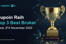 Dupoin Raih Top 3 Pialang dengan Volume Transaksi Terbesar November 2025 versi JFX