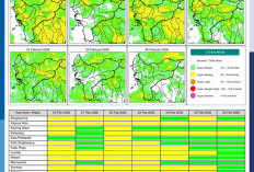 BMKG Kalbar Rilis Potensi Hujan Harian 20–26 Februari 2026