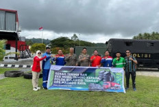 Elnusa Petrofin Lanjutkan Cegah Abrasi dengan Hibah 367 Ban Eks Mobil Tangki ke Polda Sulteng