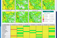 BMKG Rilis Potensi Hujan Harian di Kalimantan Barat 12–18 November 2025