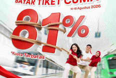 KAI Bandara Hadirkan Promo “Bayar Tiket Cuma 81%” Sambut HUT ke-81 RI