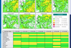 BMKG Kalbar Rilis Potensi Hujan Harian 1–7 Februari 2026
