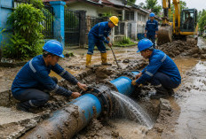 PDAM Pontianak Perbaiki Pipa Bocor PVC 500 MM, Beberapa Wilayah di Pontianak Timur Terdampak