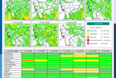 BMKG Kalbar Rilis Potensi Hujan Harian 10–16 Januari 2026